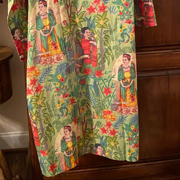 🌟Frida Kahlo Kimono (vintage fabric) - Picture 16 of 16